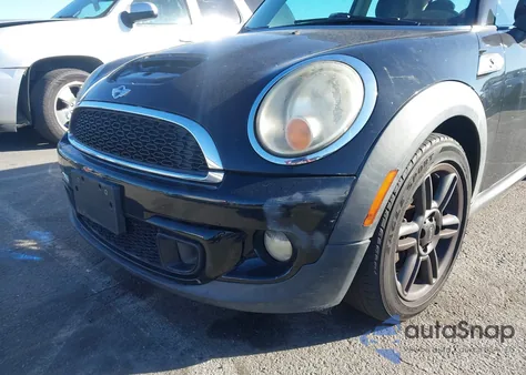 2011 Mini Cooper S из США, поврежденный, VIN WMWSV3C53BTY13088